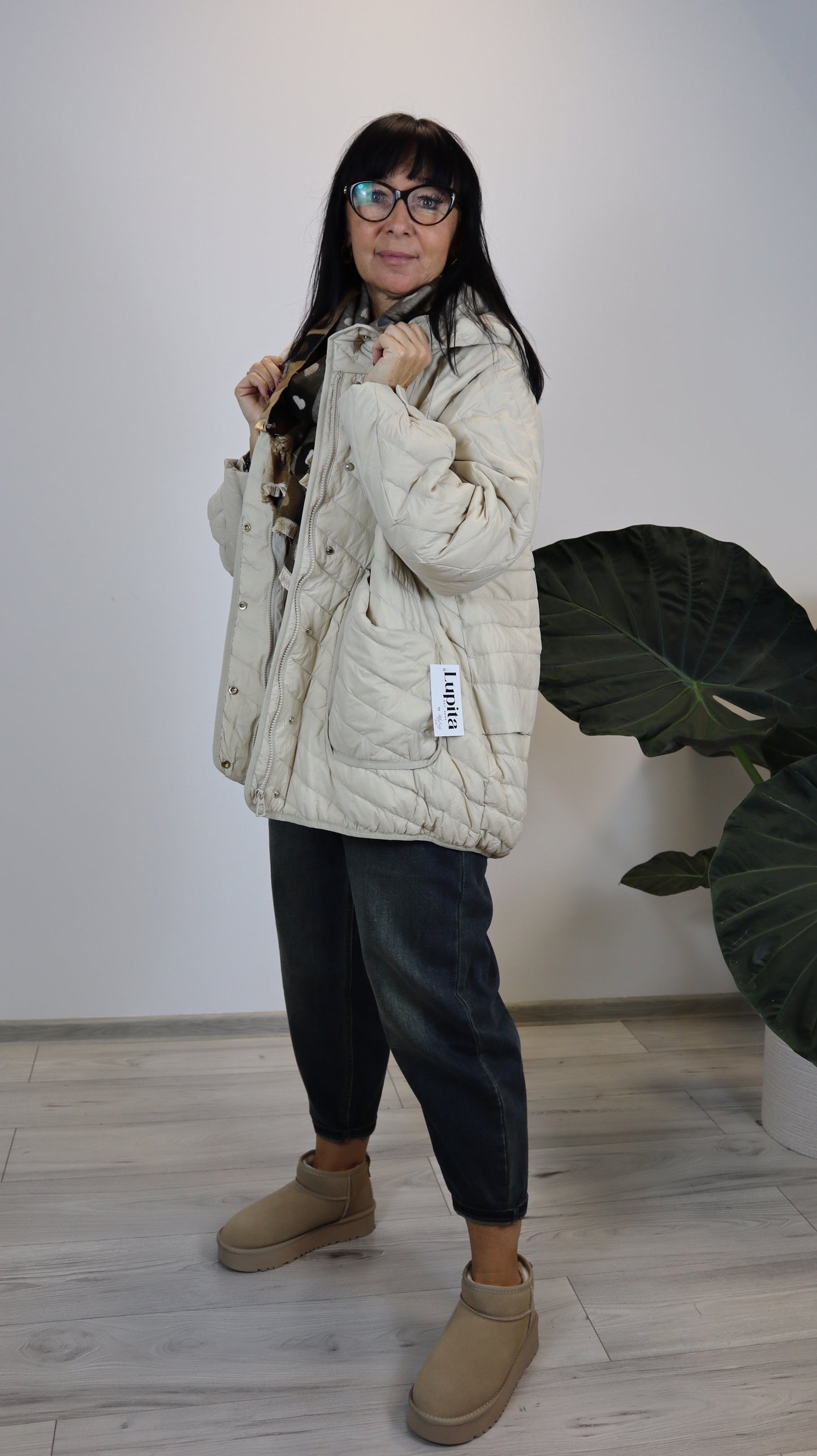 Kurtka pikowana oversize